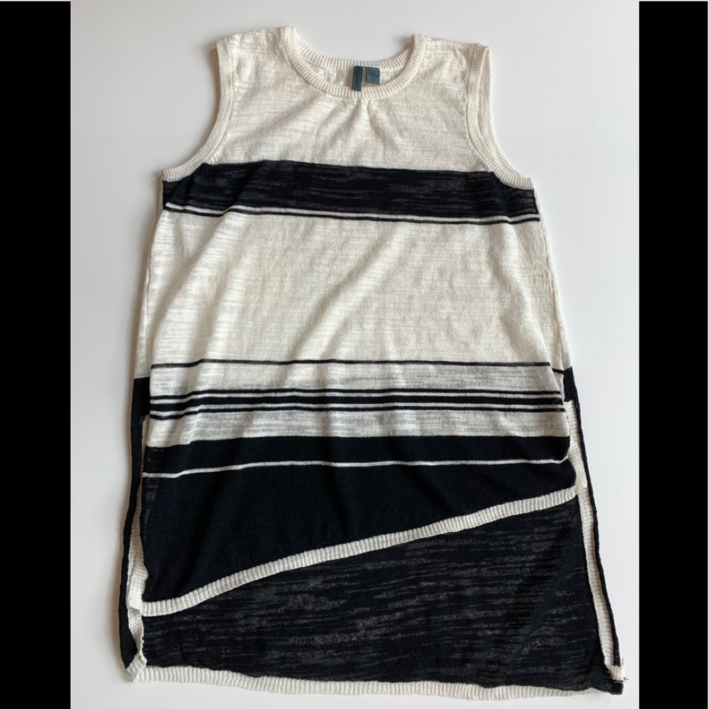 Anthropologie Shadowed Stripe Tunic - Picture 3 of 8